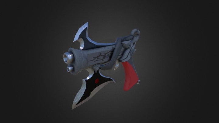 Gun Final test 3D Model
