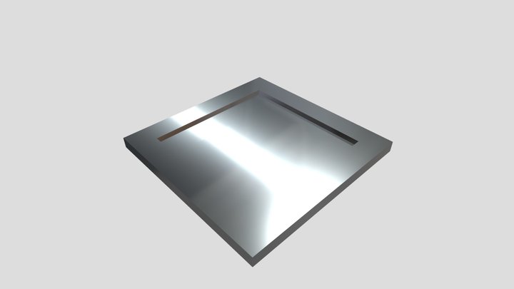 Frame - Simple silver frame 3D Model