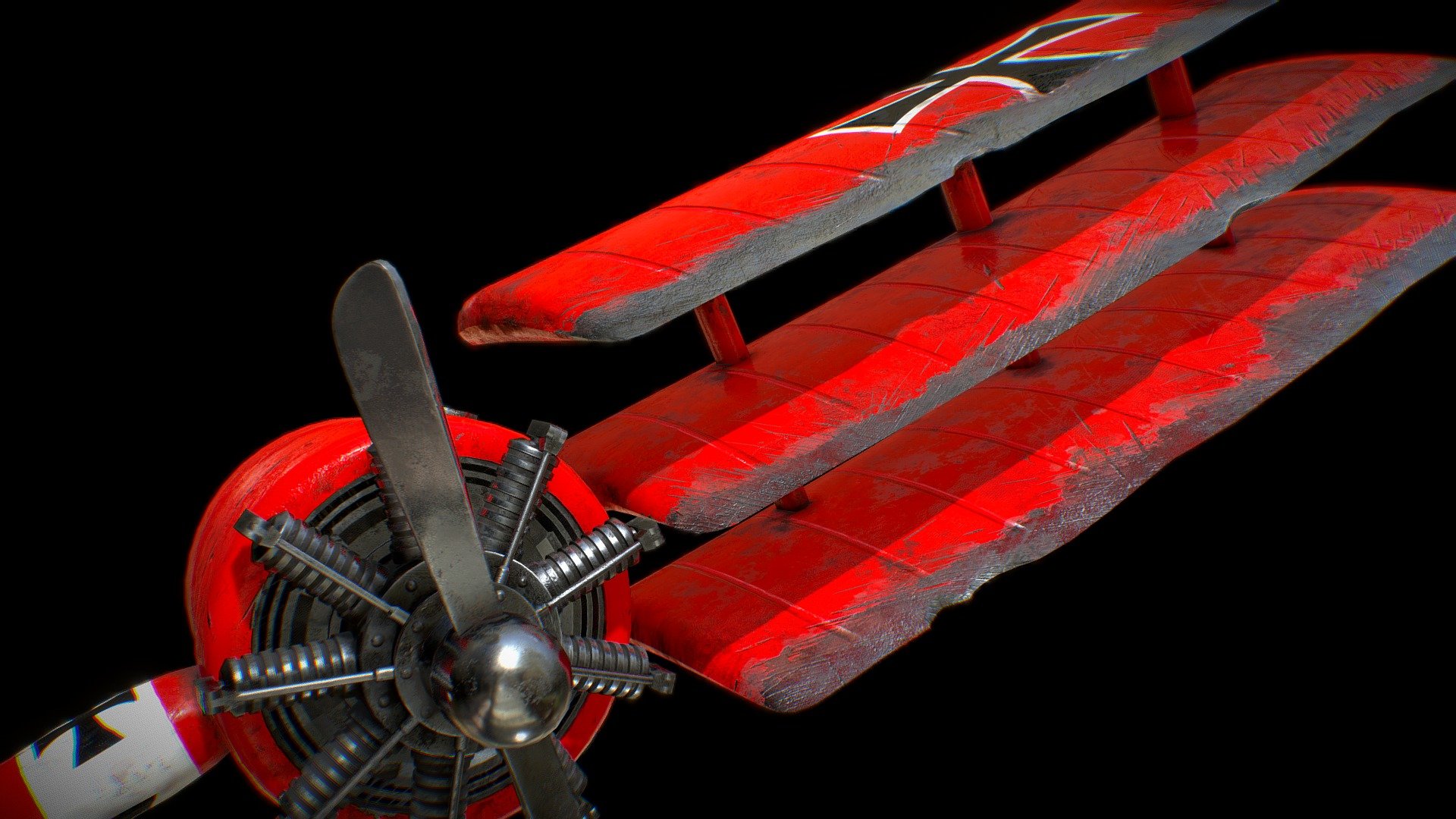 Red Baron Sword — Sketchfab embed 3D viewer