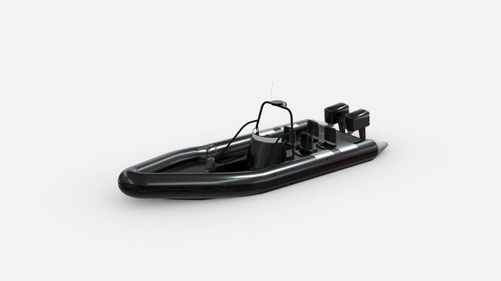 3d model Boat Commando 3D Model