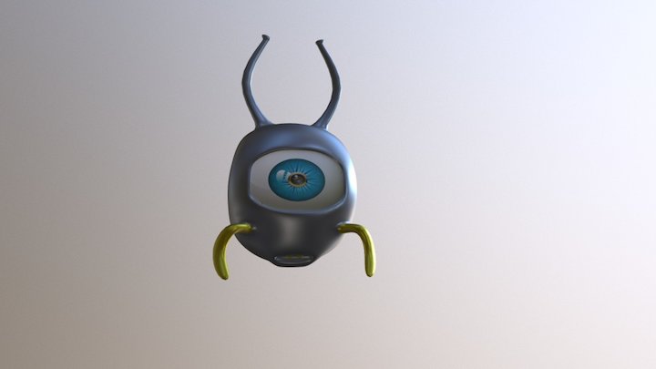Eye-monster 3D Model