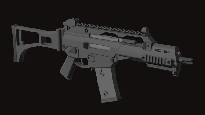 h&k g36c 3D Model
