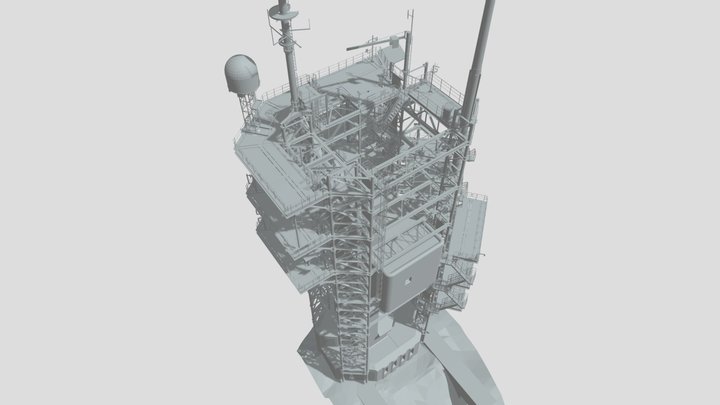 Titlis OW, Antennenturm 3D Model