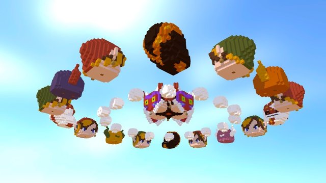 SkyWars Map: Zelda 3D Model