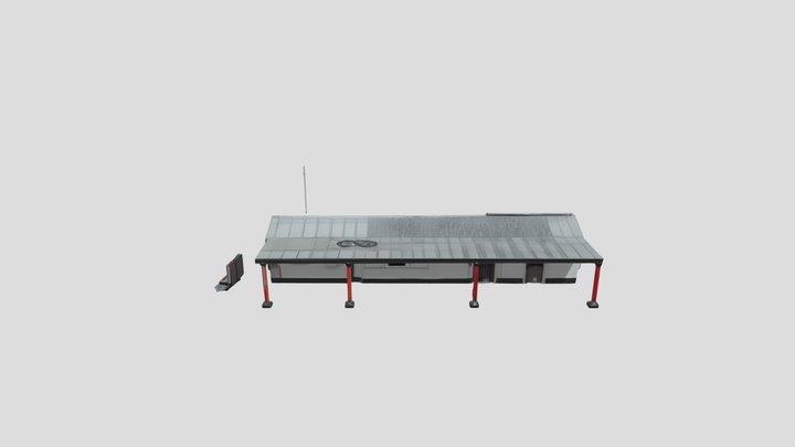 Train Station 3d Model Esq – Gratis 3D-model STL