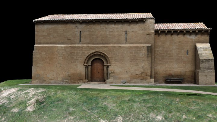 Ermita San Martin de Tidon (High Poly) - VIANA 3D Model