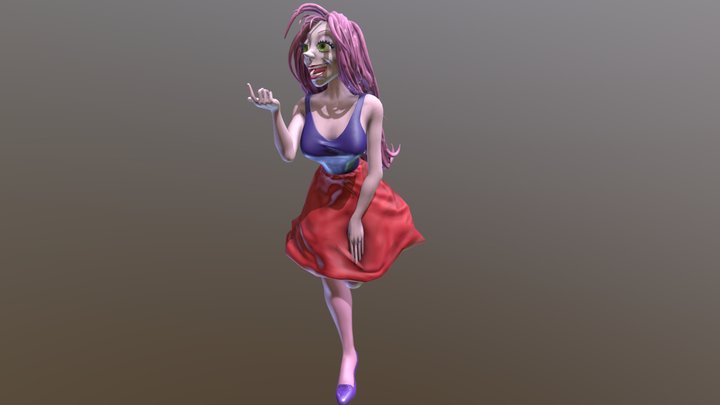 Beautiful Madam Mim 3D Model