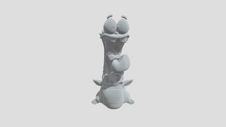 Gigglemouth the Goofy Monster 3D Model