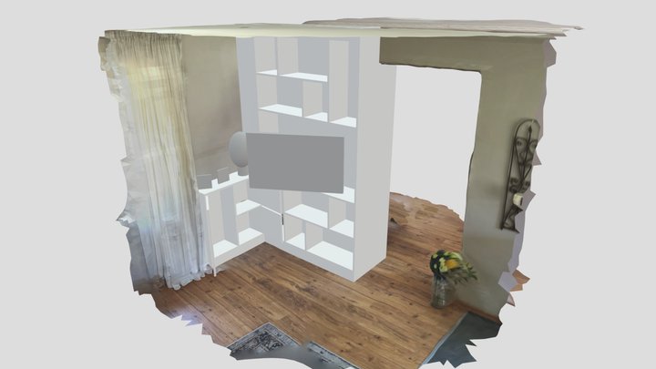 André - Tv kast 3D Model