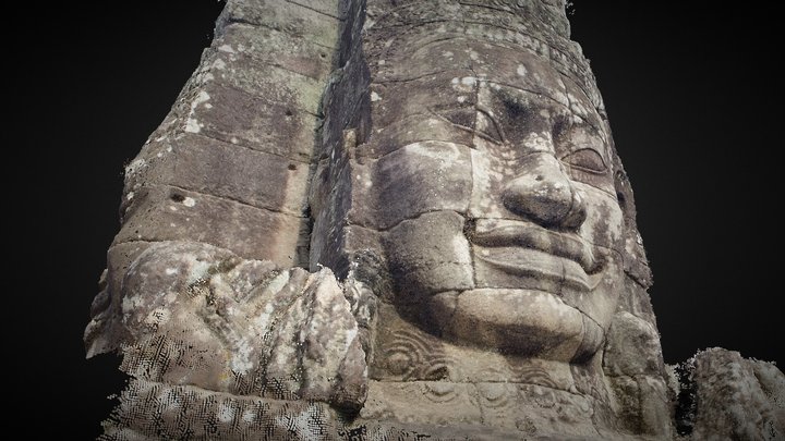 Bayon Temple (Detail) 3D Model