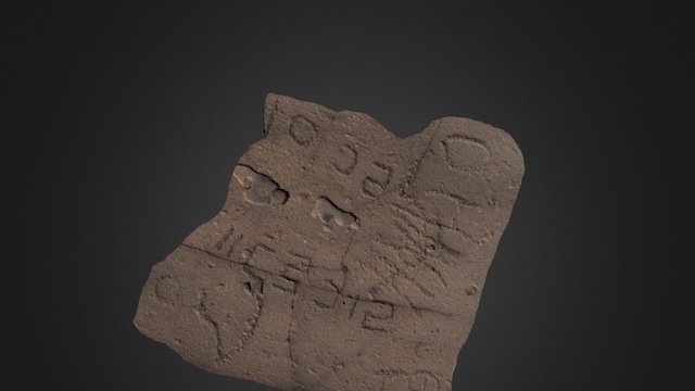 Grabados rupestres El Julán 3D Model