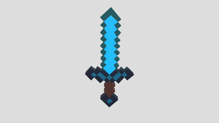 diamond sword 3D Model