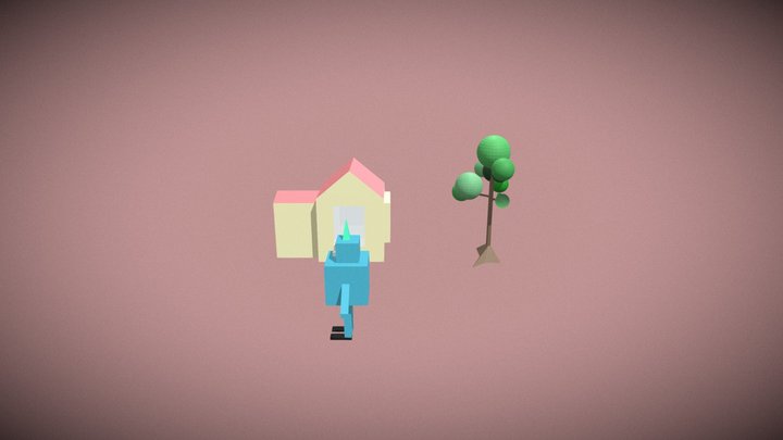 First Box Model 3D Model
