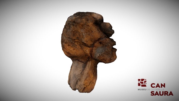 Talla Antropomorfa - Cova des Mussol 3D Model