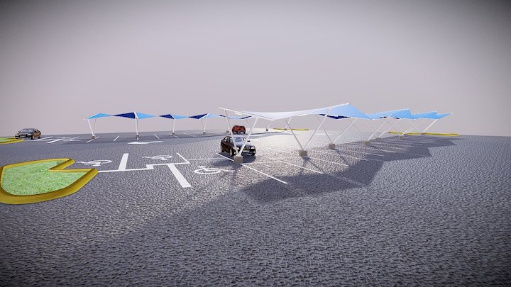 Estacionamiento Soriana 3D Model
