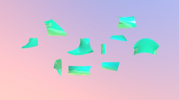 004漸消面 3D Model
