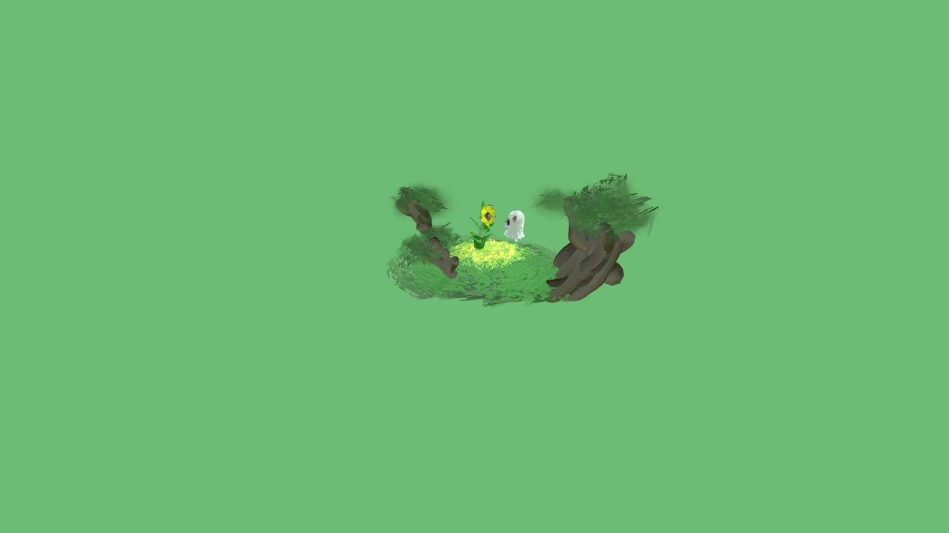 Sunflower ghost