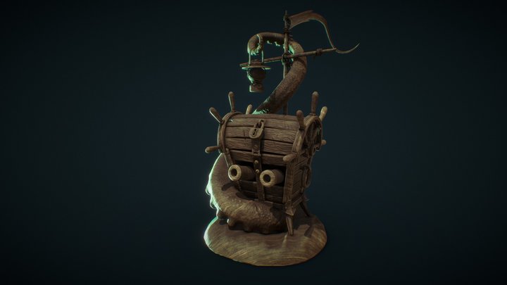 marine chest hw3.1 3D Model