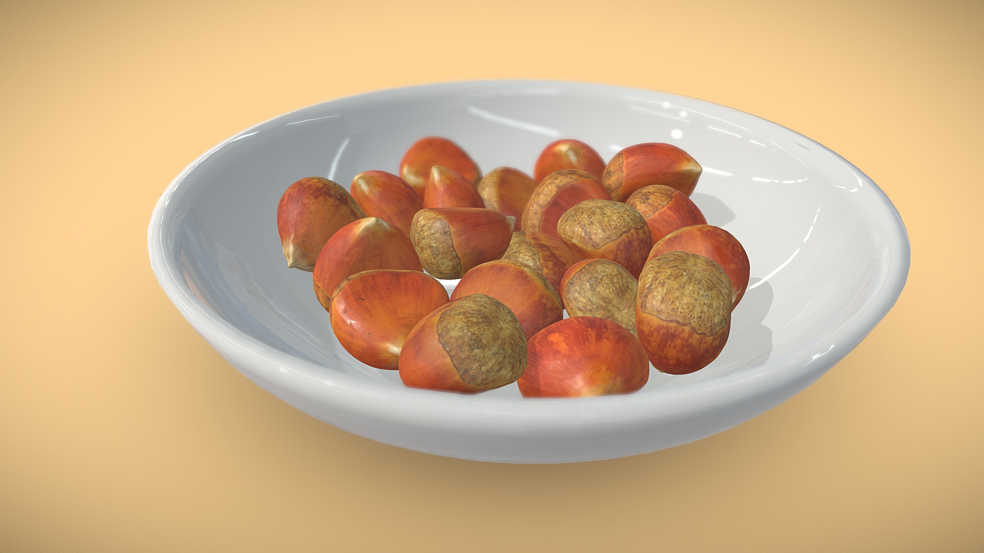 3D model Chestnuts / Marrons