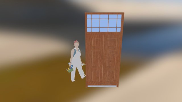 Door1 3D Model