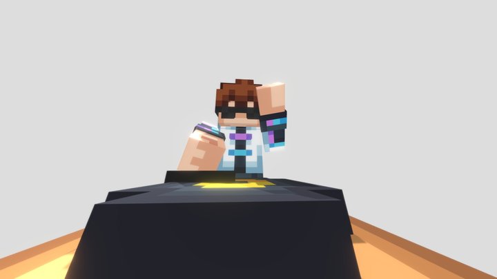 Block party poster 3D Model