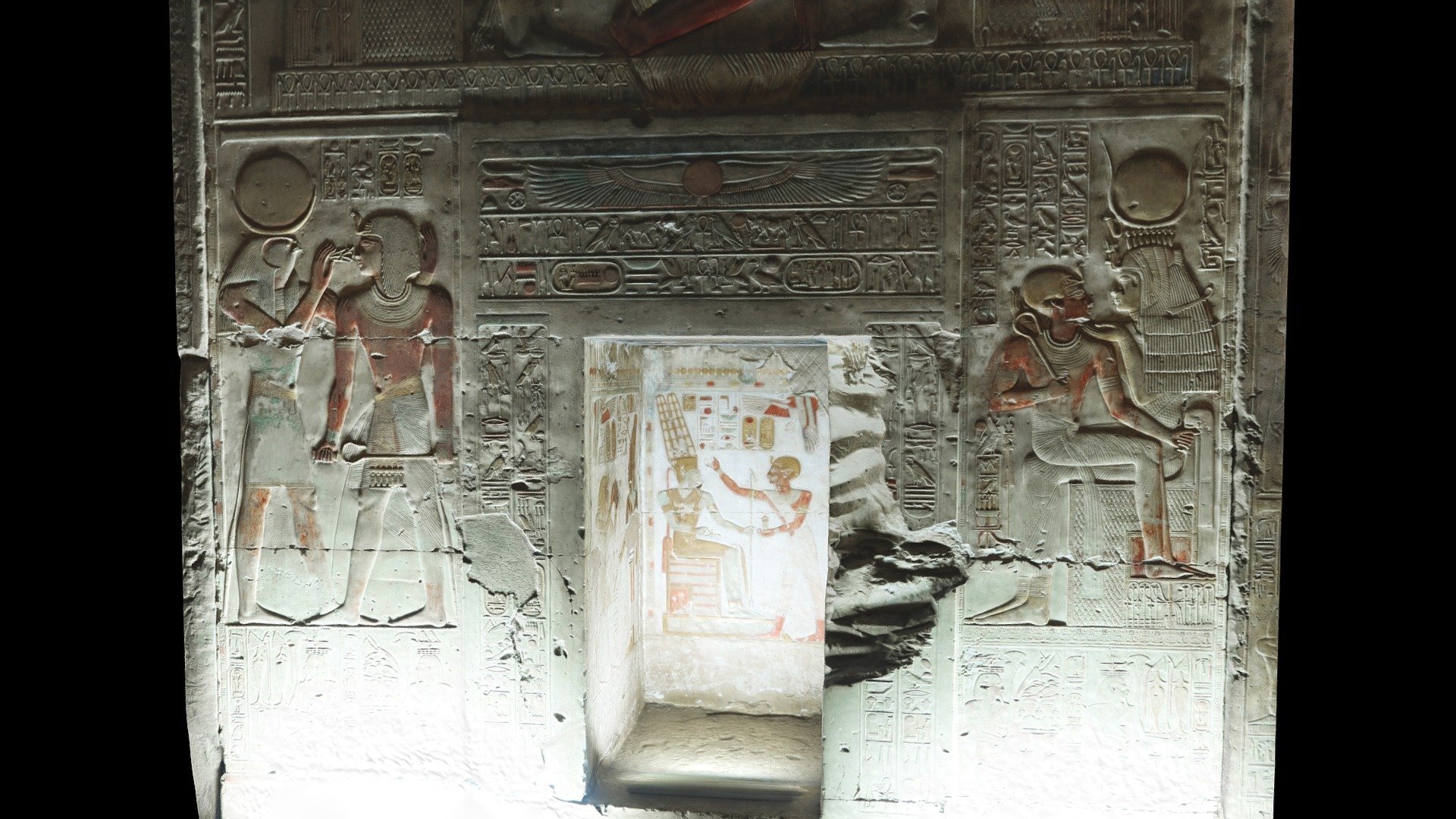 Wall Niche, Temple of Seti I, Abydos, Egypt