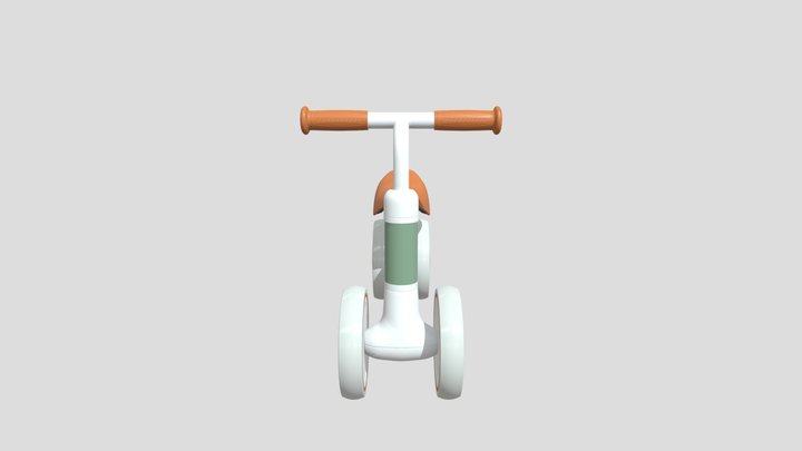Baby Balance Bike 3D Model