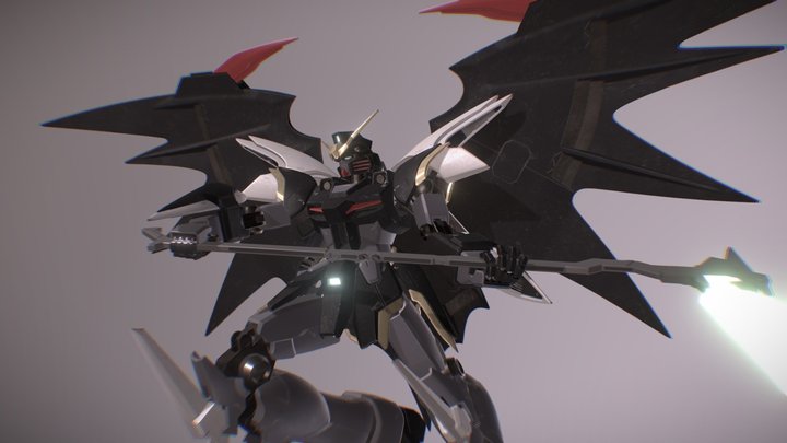 EW Deathscythe Hell Gundam 3D Model