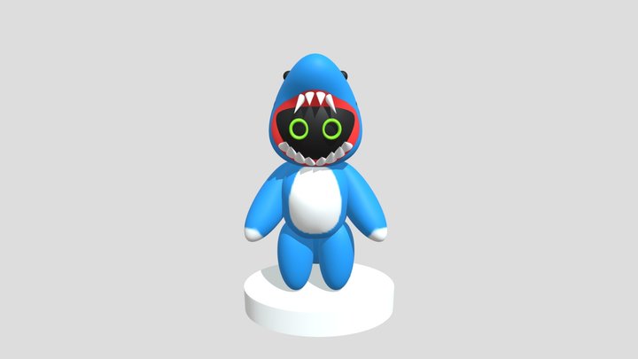 Shark maskot zenless zone zero 3D Model