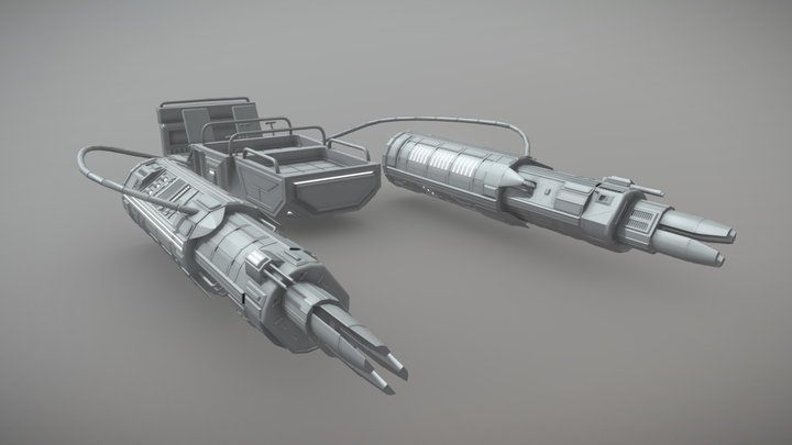Pod Racer - Star Wars Inspired Build 3D Model