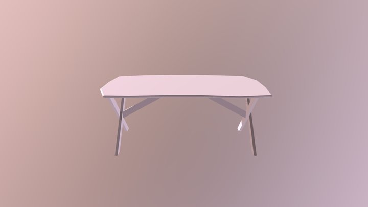 Rugged Table 3D Model