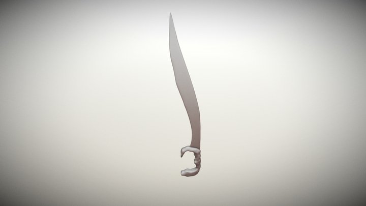 Slightly Damaged Sabre 3D Model