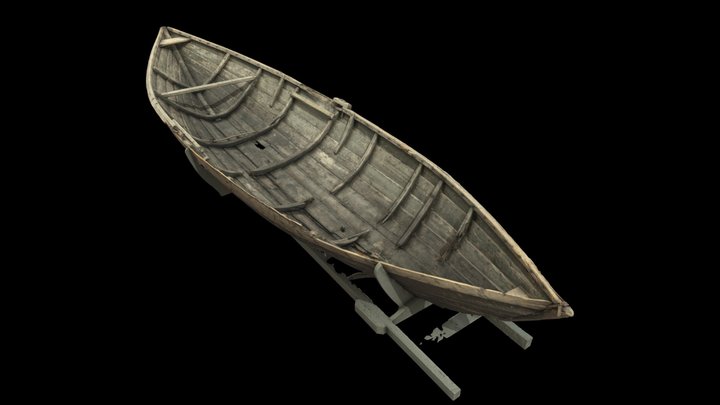 Mjøsbåt Frierbåten 3D Model