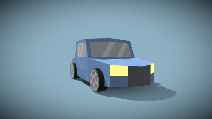 Lowpoly Cars Pack 1 3D Model