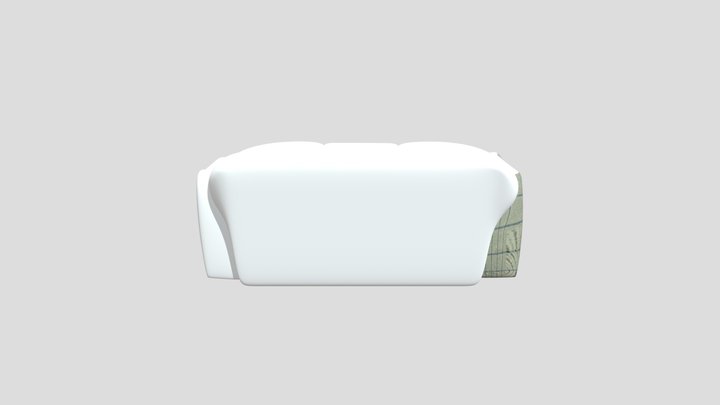 big couch decimated 3D Model