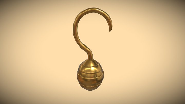 Crocodile's Hook 3D Model
