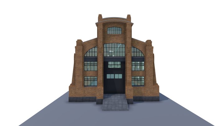 Лукянівська електростанція 3D Model
