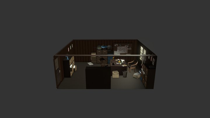 Detectives' office 3D Model