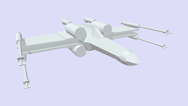X-Wing 3D Model
