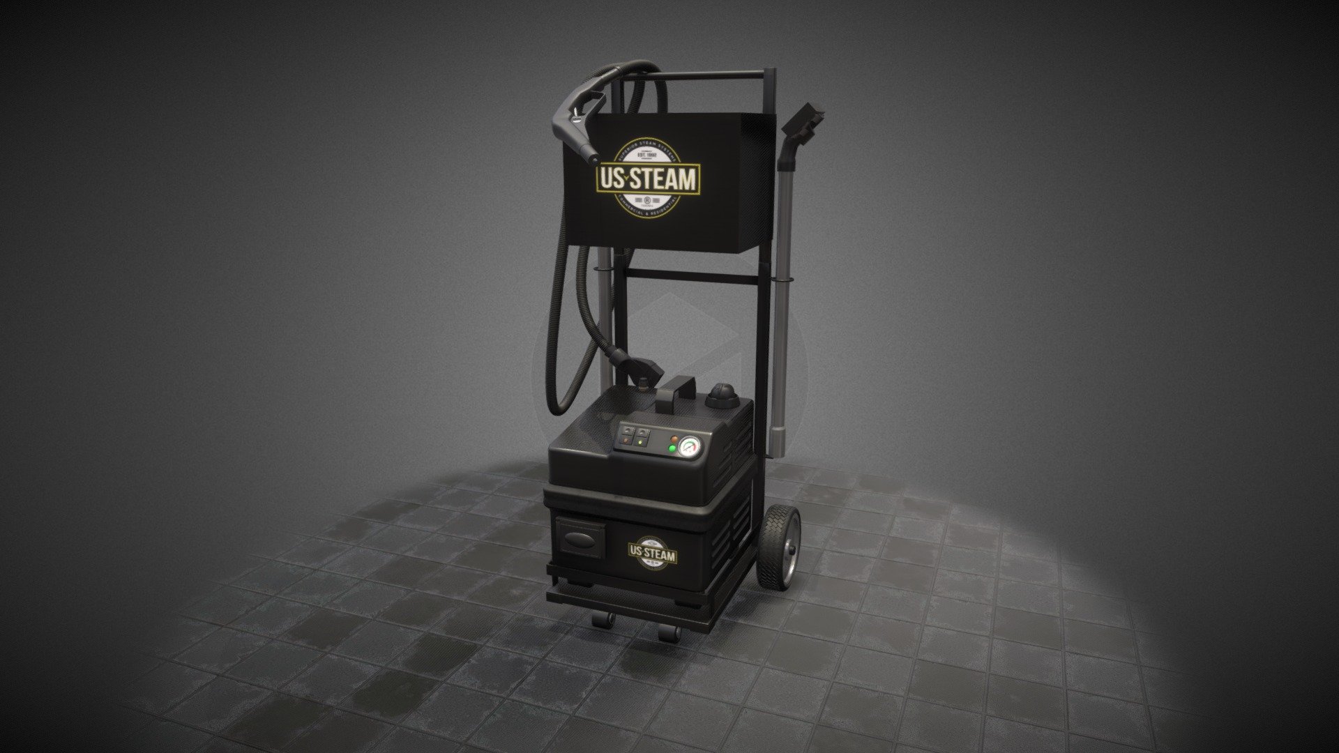 US Steam Eagle Commercial Steam Cleaner 3D model by enspirecreative [309fb04] Sketchfab
