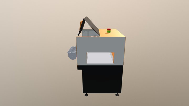 Станок оптимизированный 3D Model