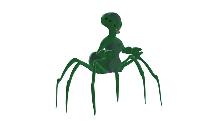 Spider Creature 3D Model