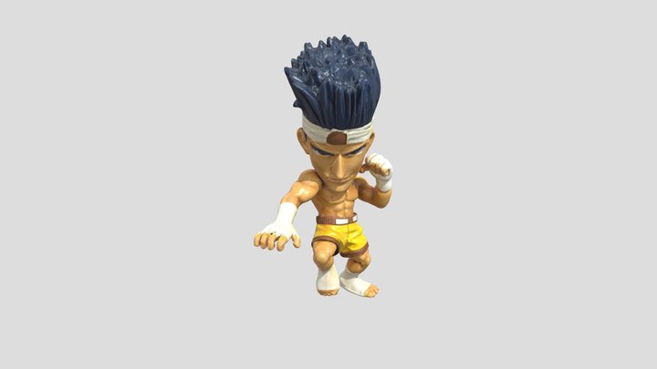 Joe Higashi 3D Model