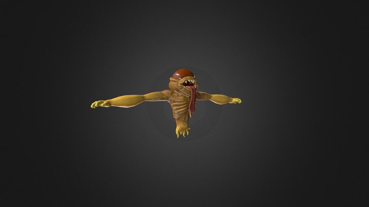 Sticky Monster Character - Junior Collab LP 3D Model