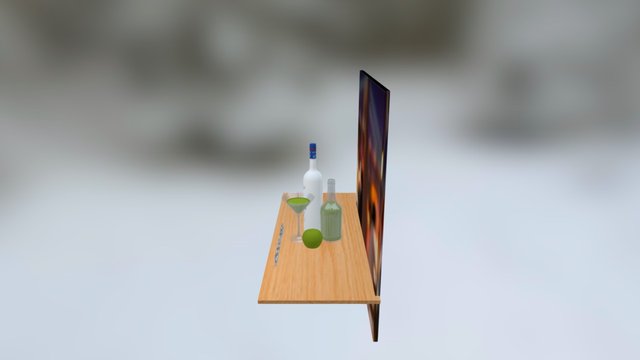 GreyGoose Modelado 3D Model