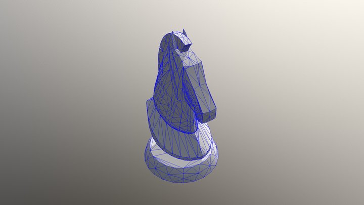 Chess Knight 3D Model