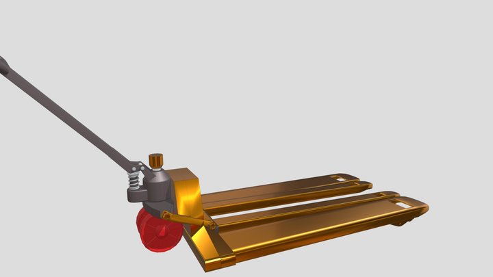 inclinador de bins 3D Model