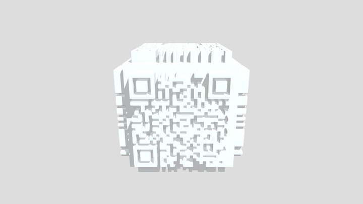 Qr-cube 3D Model