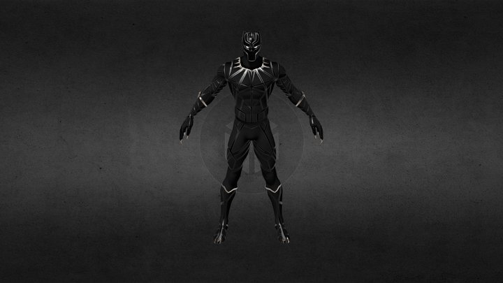 Black Panther 3D Model