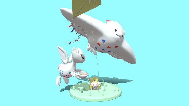Togekiss Picnic 3D Model
